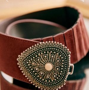 Sezane Burgundy Tamara Belt